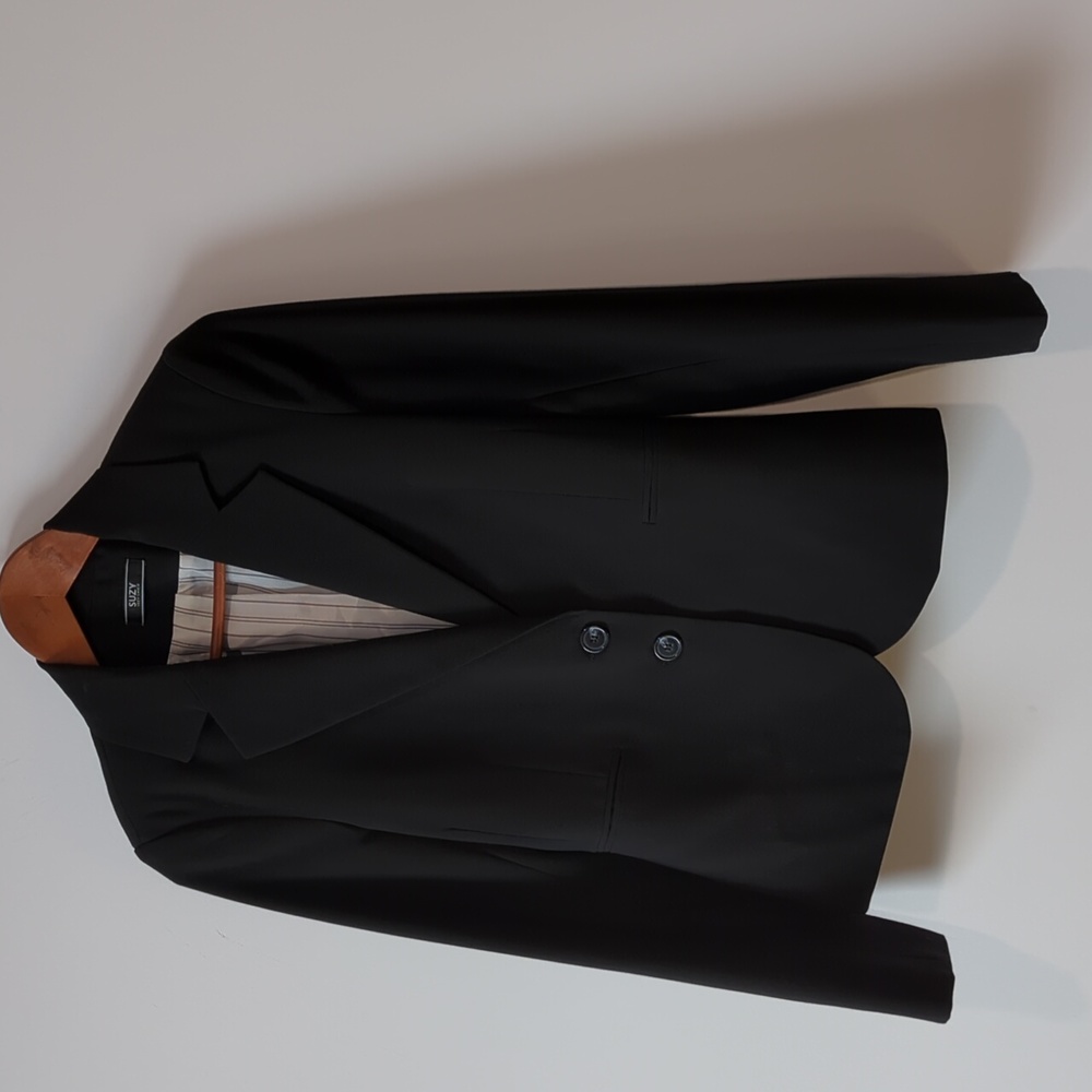 Suzy Shier Black Blazer with Buttons **Size 7/8**